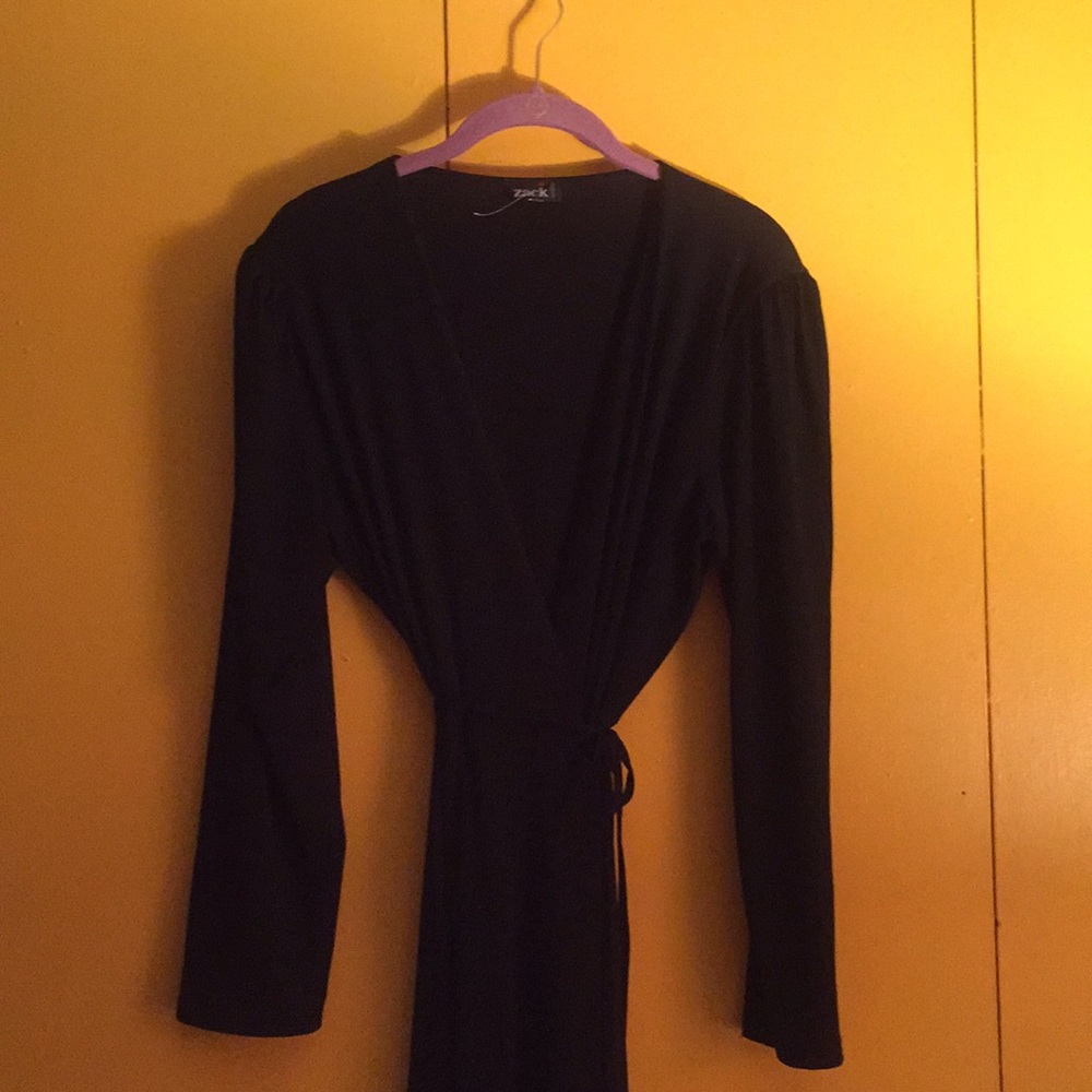 A long black dress